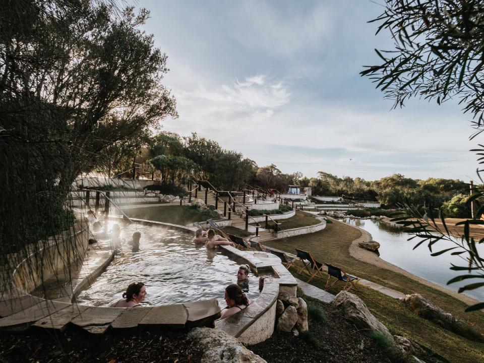 Peninsula Hot Springs boasts hilltop hot tubs, saunas and refloxology pools, all nestled between greenery (visitmelbourne.com)