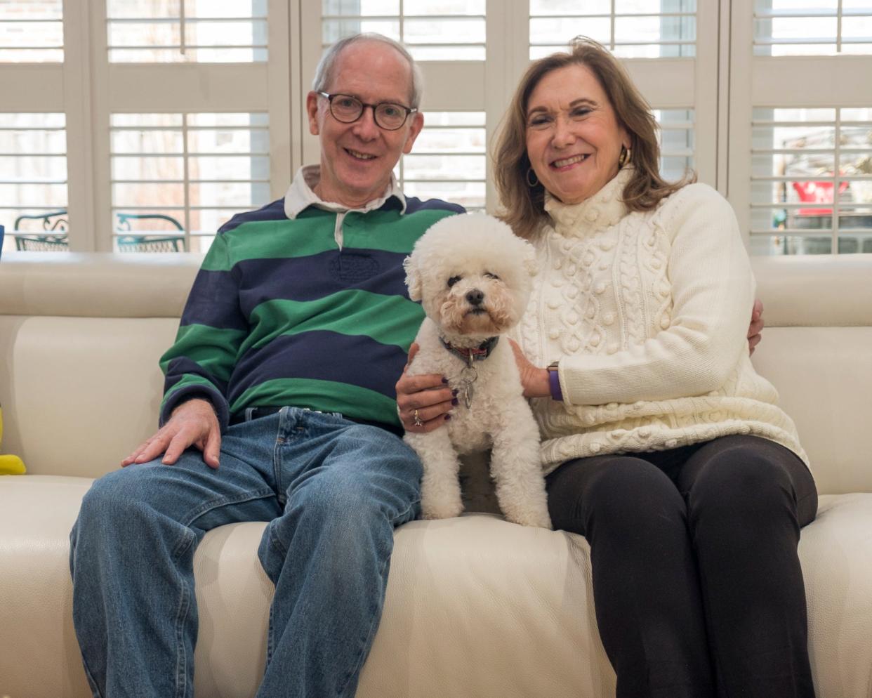 Mark and Leslie along with Suki, their constant canine companion, love their home in Germantown.