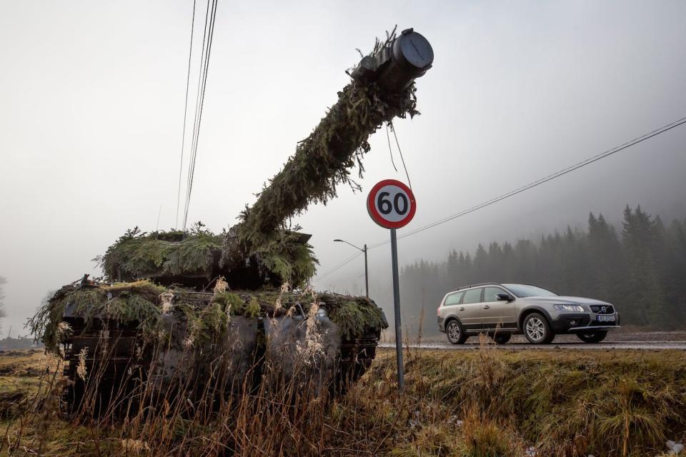 German Germany Leopard 2 tank Norway Trident Juncture NATO