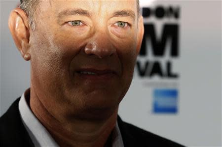 Actor Tom Hanks attends a photocall for the film "Captain Phillips" during the BFI (British Film Institute) London Film Festival October 9, 2013. REUTERS/Luke MacGregor