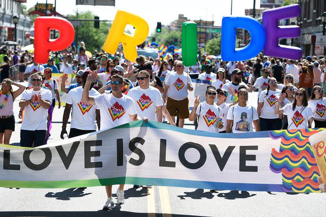 <p>Helen H. Richardson/MediaNews Group/The Denver Post/Getty</p> The Denver Pride Parade in 2019