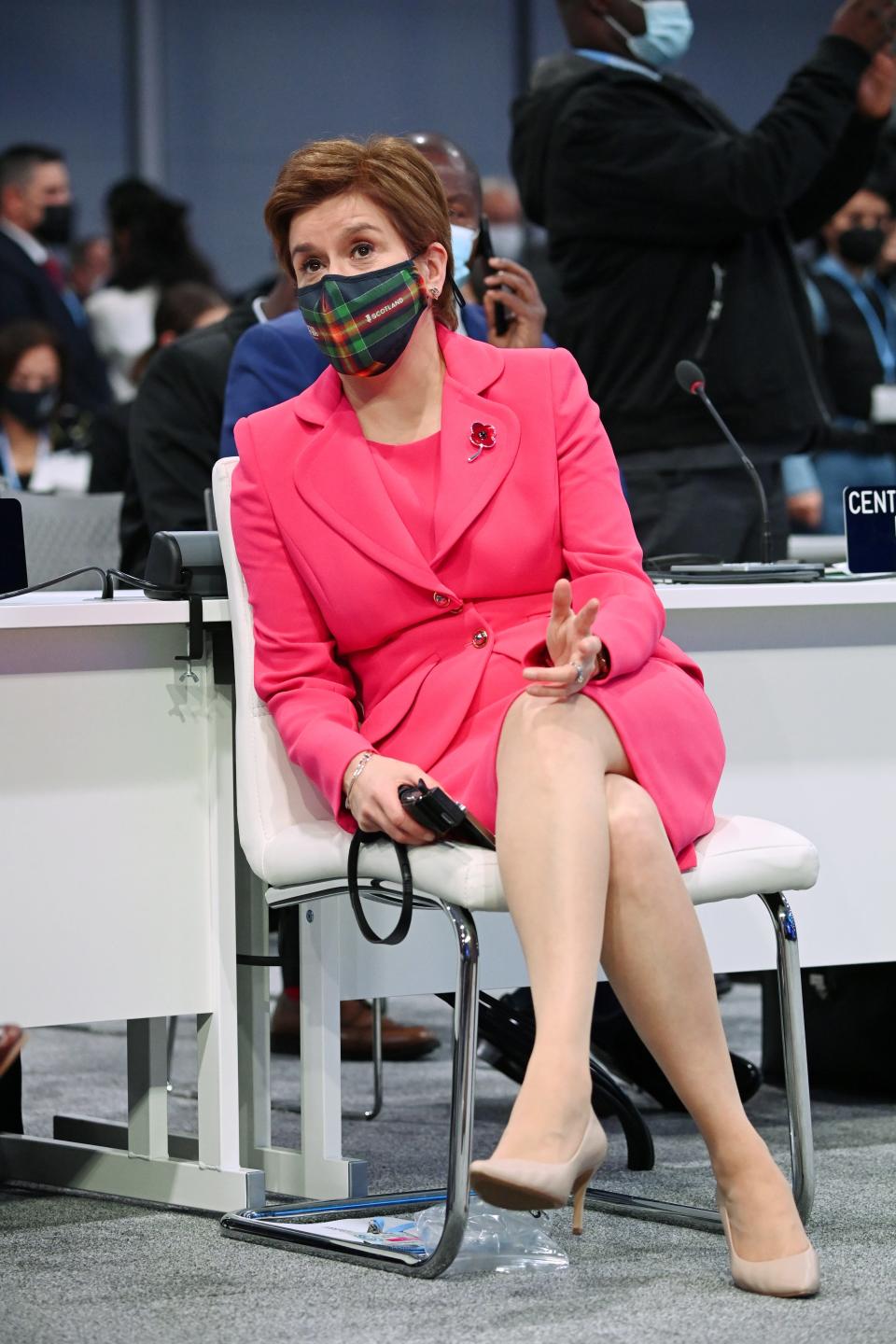 Scotland First Minister Nicola Sturgeon attends the opening ceremony of Cop26 (Getty Images)