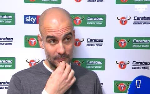 Guardiola - Credit: Sky