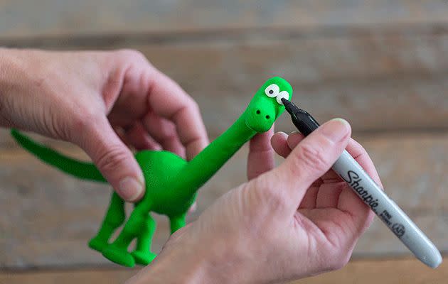 Make this cute dinosaur night light for the kids