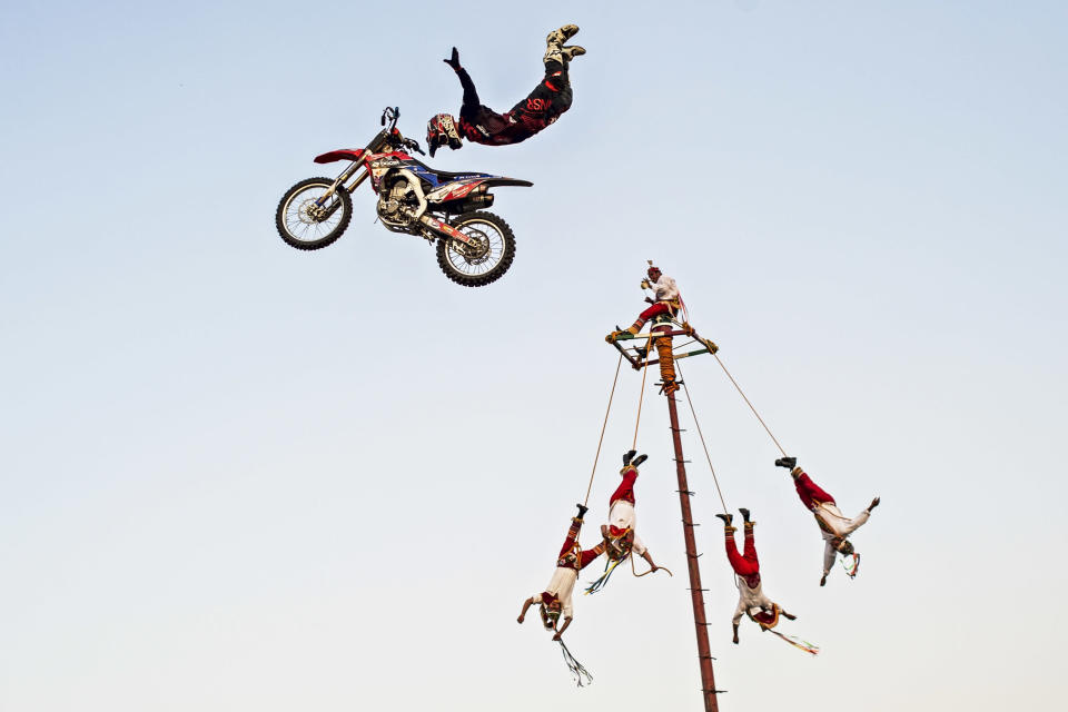 Los X-Fighters en México. Foto: Sebastian Marko / RedBull Content Pool 