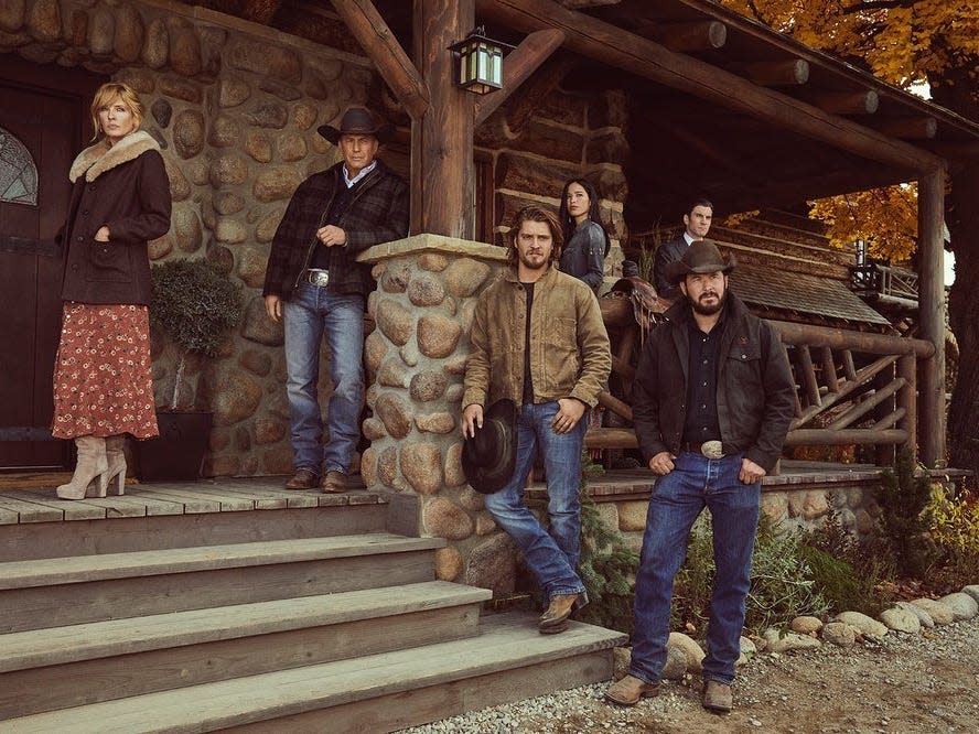 The cast of "Yellowstone"