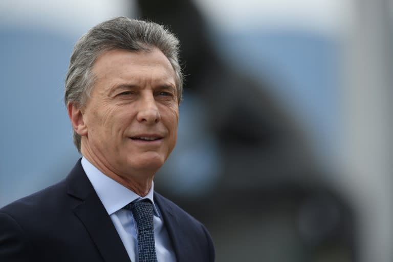 Argentine President Mauricio Macri says IMF help is on the way