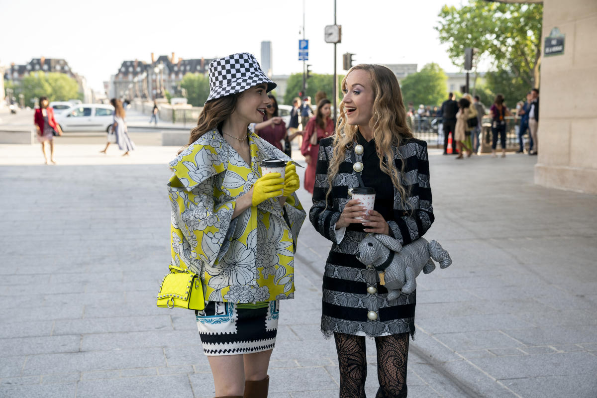 Heart Print Searches Increase After 'Emily in Paris' - Grazia USA