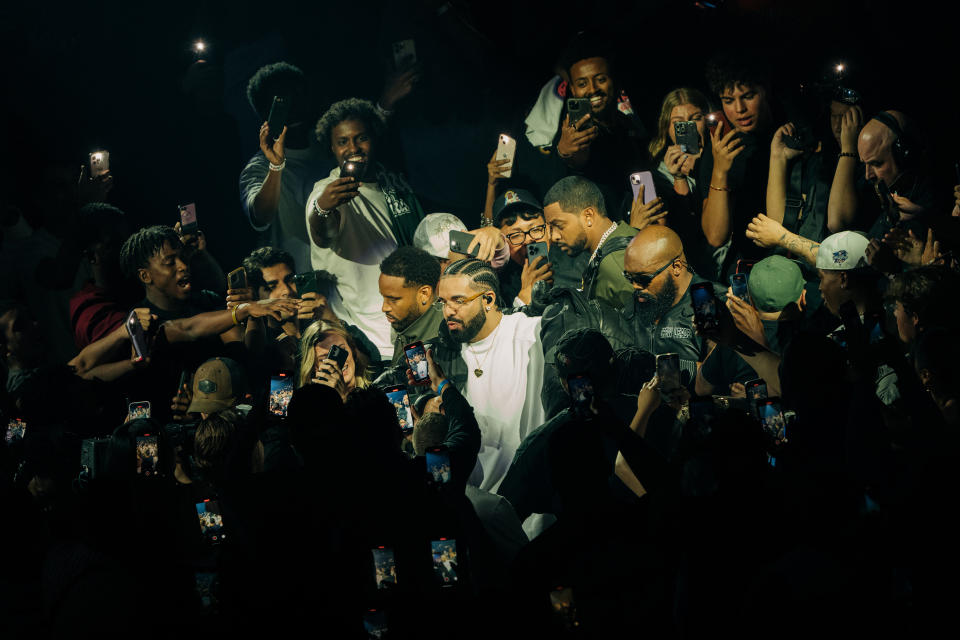 Drake se presenta en el Barclays Center en su gira “It’s All a Blur Tour”, en Nueva York, el 17 de julio de 2023. (Jeenah Moon/The New York Times).