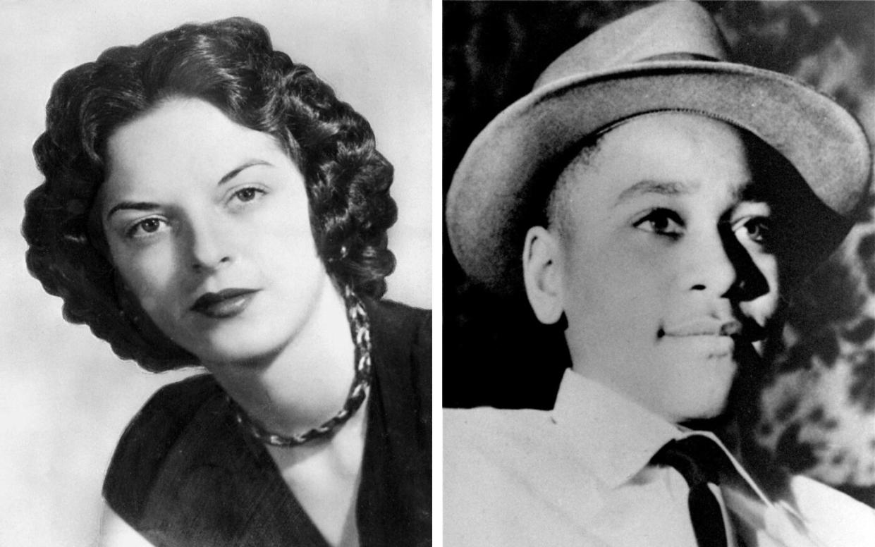 Carolyn Bryant Donham, left, accused Emmett Till of whistling at her - AP