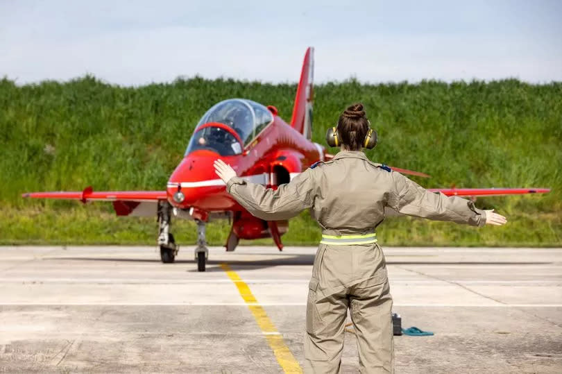 Red Arrows arrive in Zadar, Croatia