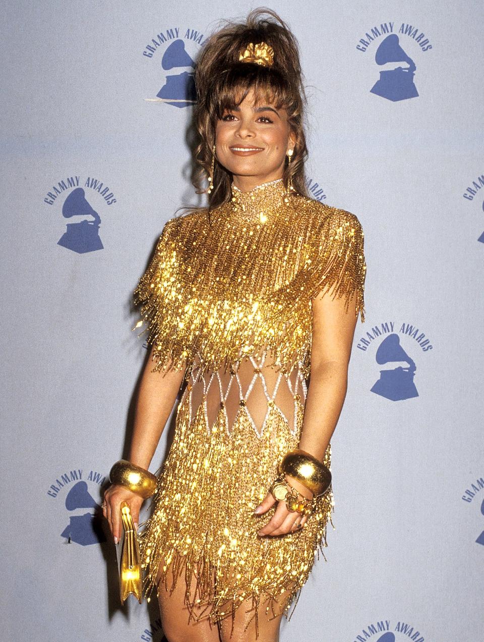Go For Gold in a Paula Abdul-Inspired Look 