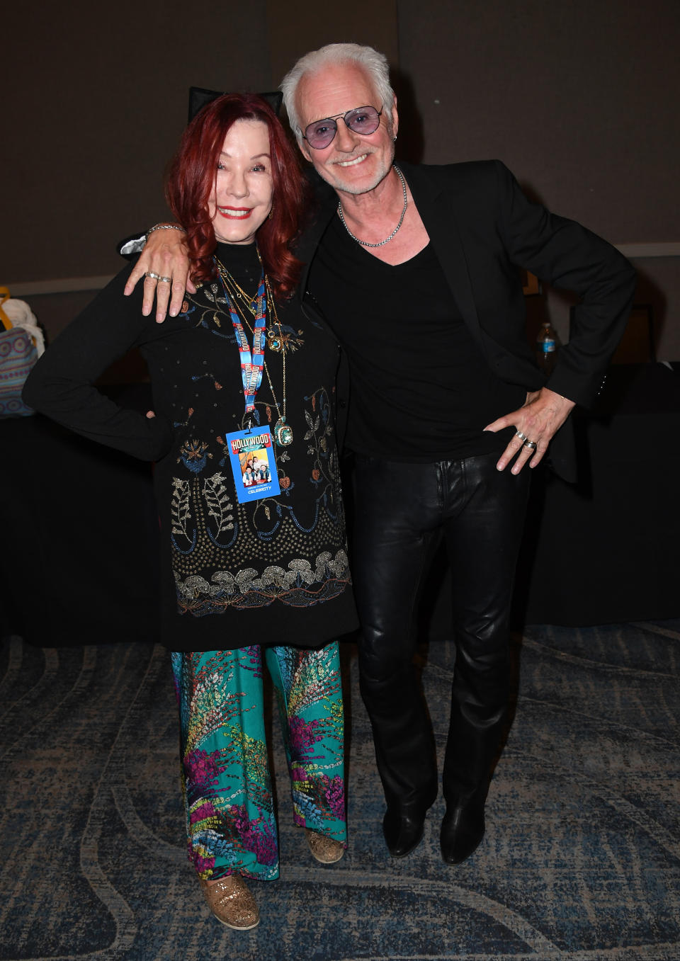 Pamela and Michael Des Barres in 2023. (Albert L. Ortega/Getty Images)