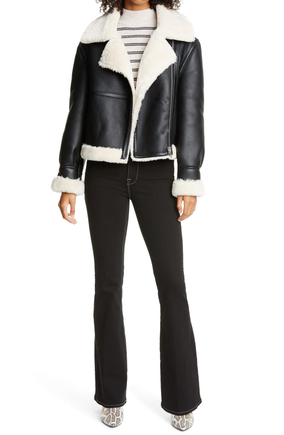 29) Faux Shearling Jacket