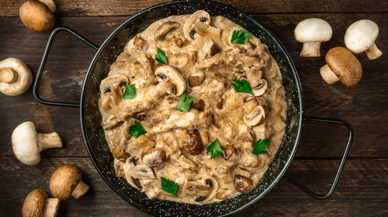 creamy mushroom sauce