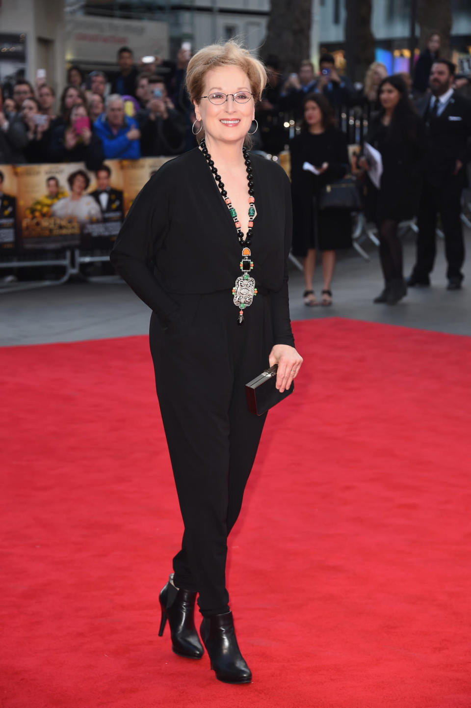 <p>Meryl isn’t a woman who lives her life following fashion trends (one of the many reasons we love her), but she always looks impeccable. <i>[Photo: Getty]</i><br></p>