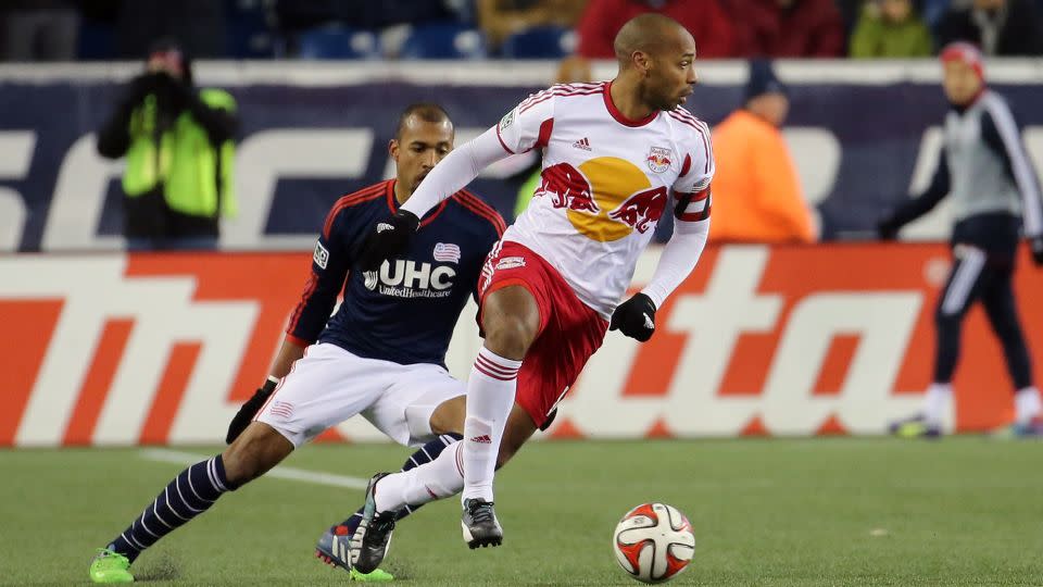 Henry plays against the New England Revolution at Gillette Stadium in Foxborough in 2014. - Fred Kfoury III/AP