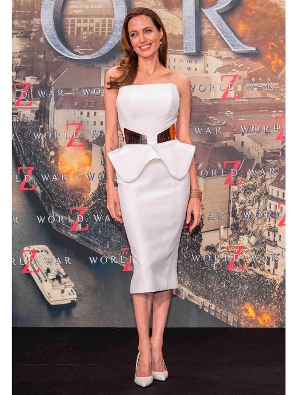 <p>Angelina Jolie wearing Ralph & Russo.</p>