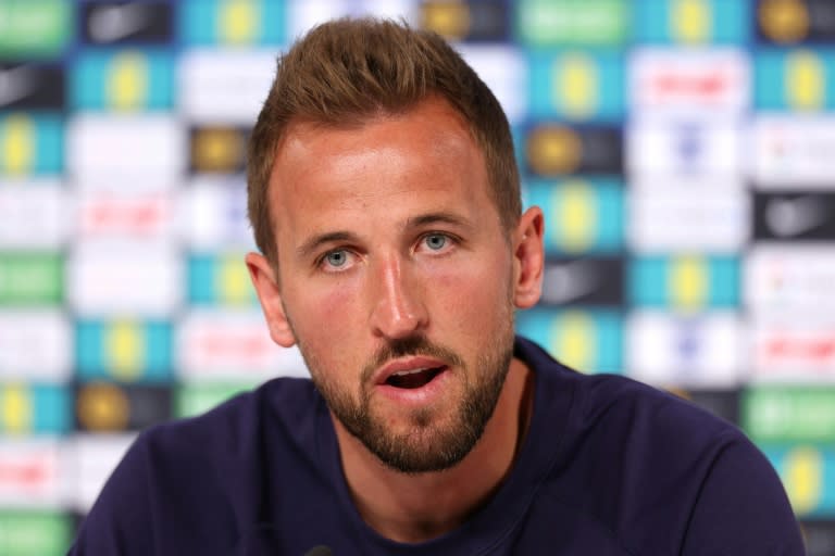 <a class="link " href="https://sports.yahoo.com/soccer/players/375006/" data-i13n="sec:content-canvas;subsec:anchor_text;elm:context_link" data-ylk="slk:Harry Kane;sec:content-canvas;subsec:anchor_text;elm:context_link;itc:0">Harry Kane</a> has backed England manager Gareth Southgate in the face of criticism at Euro 2024 (Adrian DENNIS)