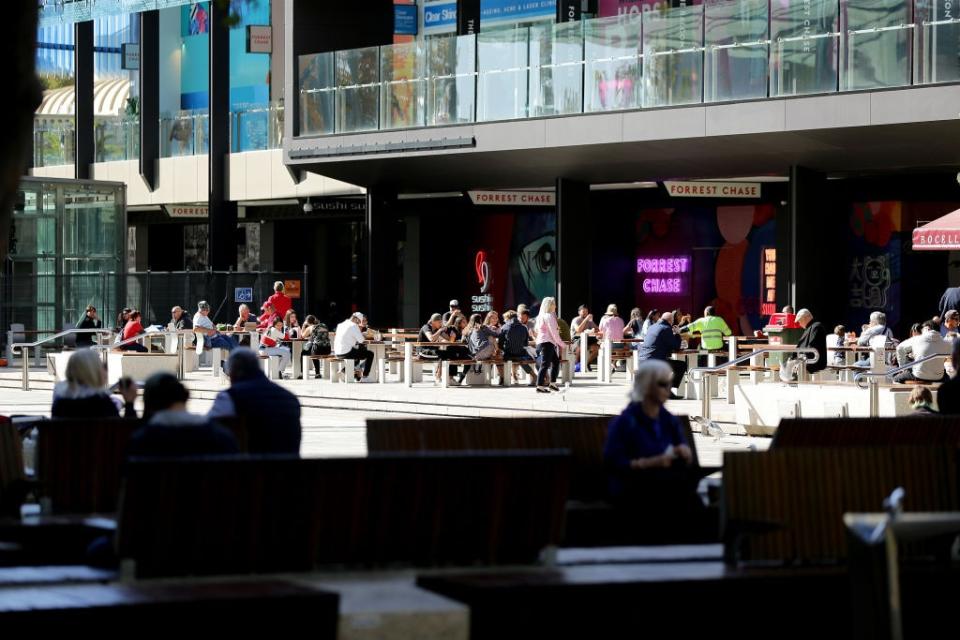 A busy food court - getty