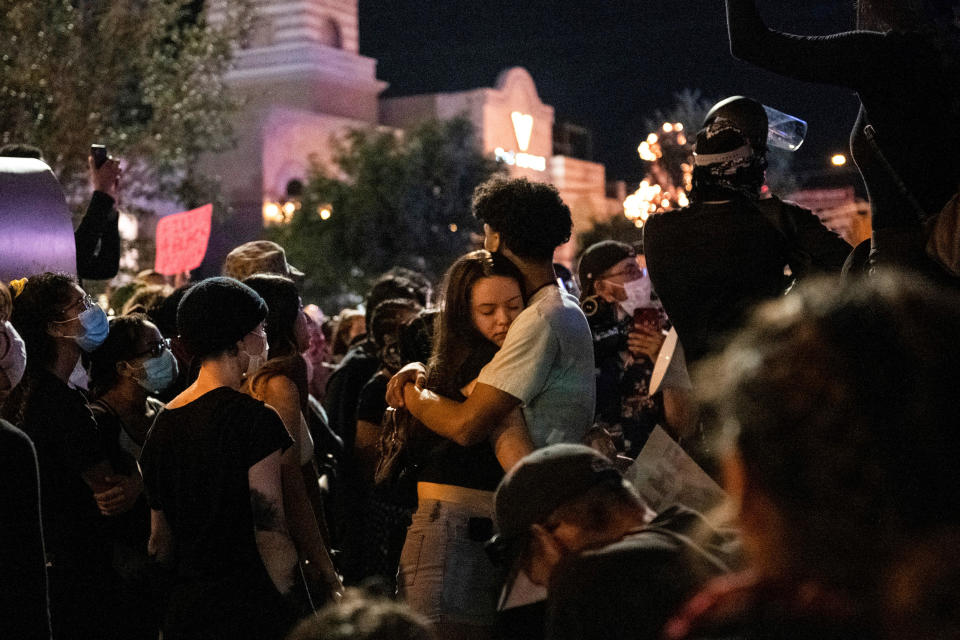 TOPSHOT-US-POLITICS-POLICE-JUSTICE-RACISM-DEMO (Bridget Bennett / AFP via Getty Images)