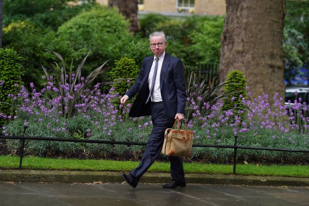 Michael Gove arriving in Downing Street for a cabinet meeting. (Photo: Stefan Rousseau via PA Wire/PA Images)