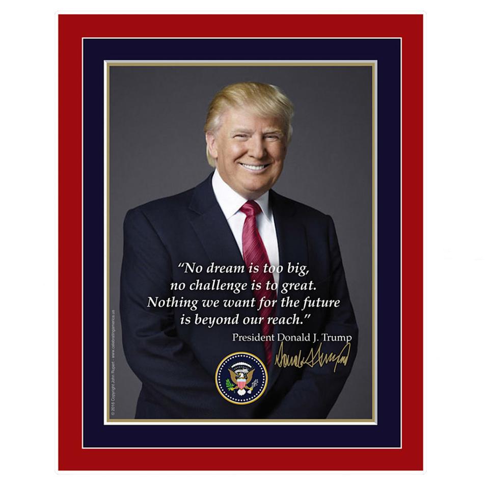 trump poster library of congress typo