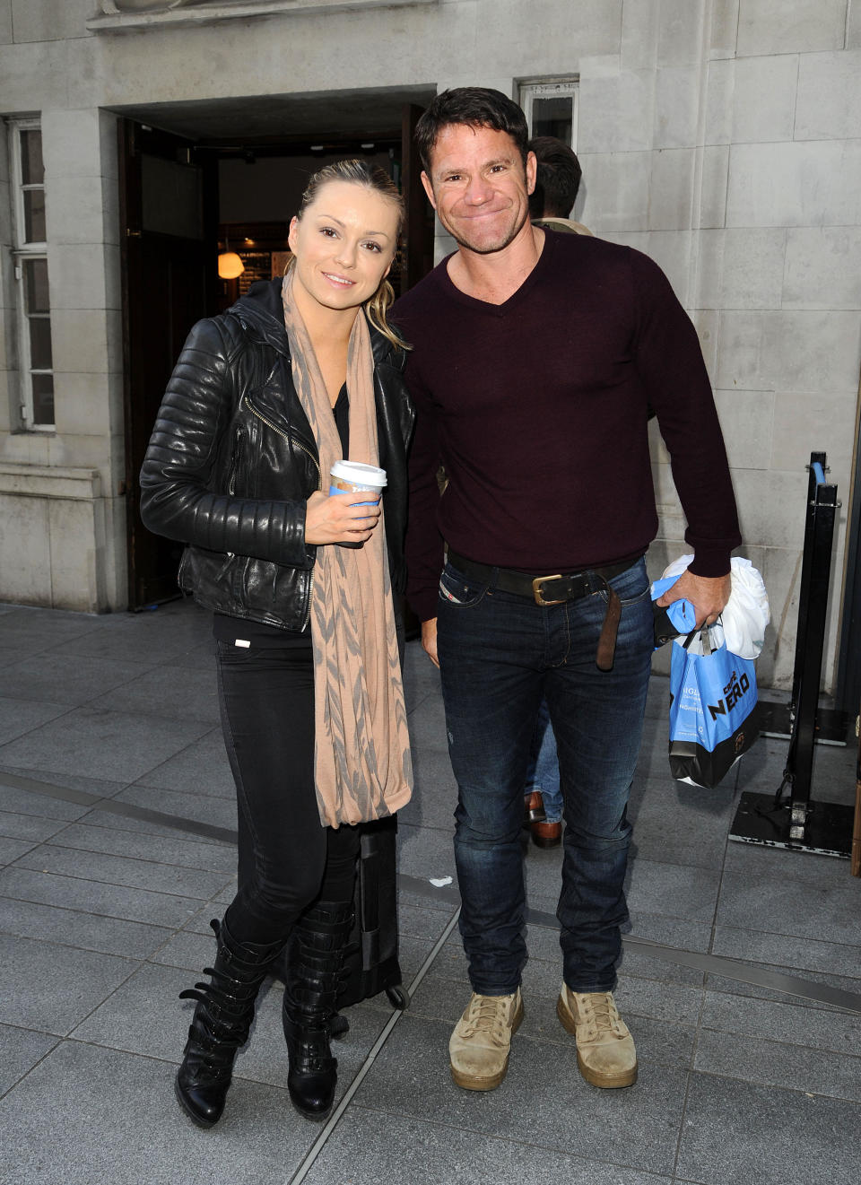 Strictly Come Dancing Partners Ola Jordan and Steve Backshall at Radio 1  Featuring: Ola Jordan Steve Backshall Where: London, United Kingdom When: 07 Oct 2014