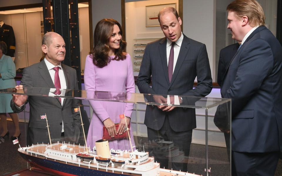 Duchess of Cambridge visit the Maritime Museum to celebrate the joint UK-German year of science,  - Credit: Samir Hussein/WireImage