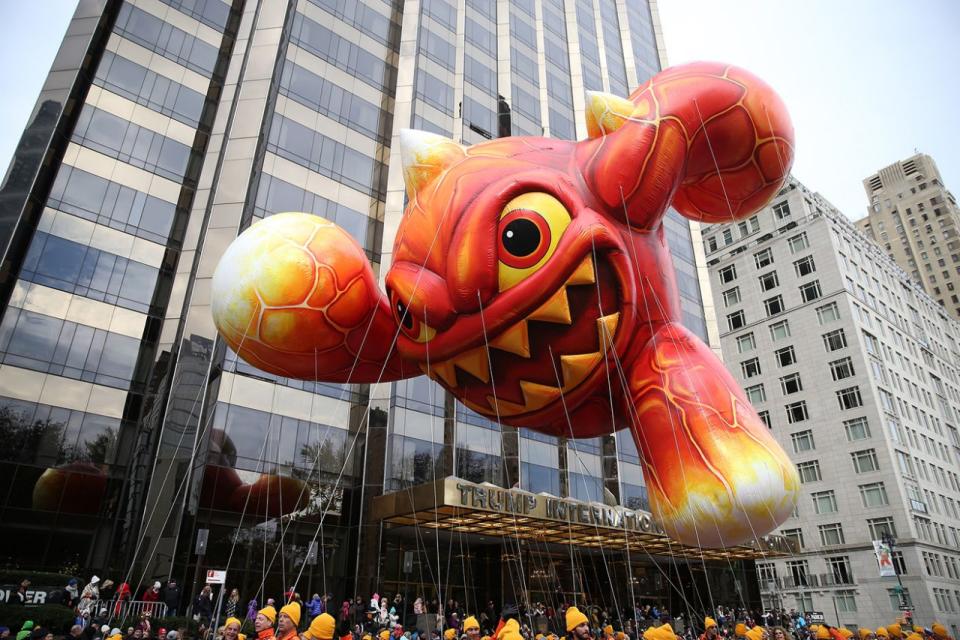 Past and present: balloons of Macy’s Thanksgiving Day Parade