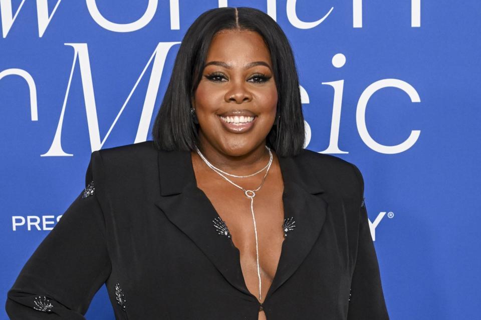 <p>Gilbert Flores/Billboard via Getty</p> Amber Riley at the 2024 Billboard Women in Music Awards in Inglewood, California, on March 6, 2024