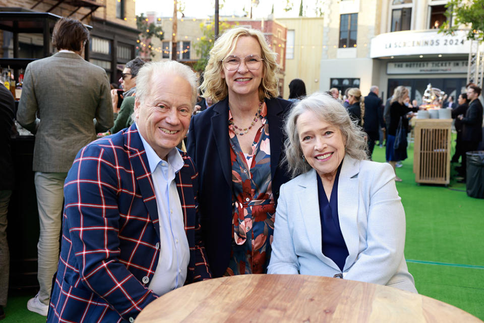 Dan Cohen, Chief Content Licensing Officer, Paramount and President, Republic Pictures, Lisa Kramer, President, International Content Licensing, Paramount Global Content Distribution and Emmy and Academy Award winner Kathy Bates, star of the upcoming series MATLOCK.