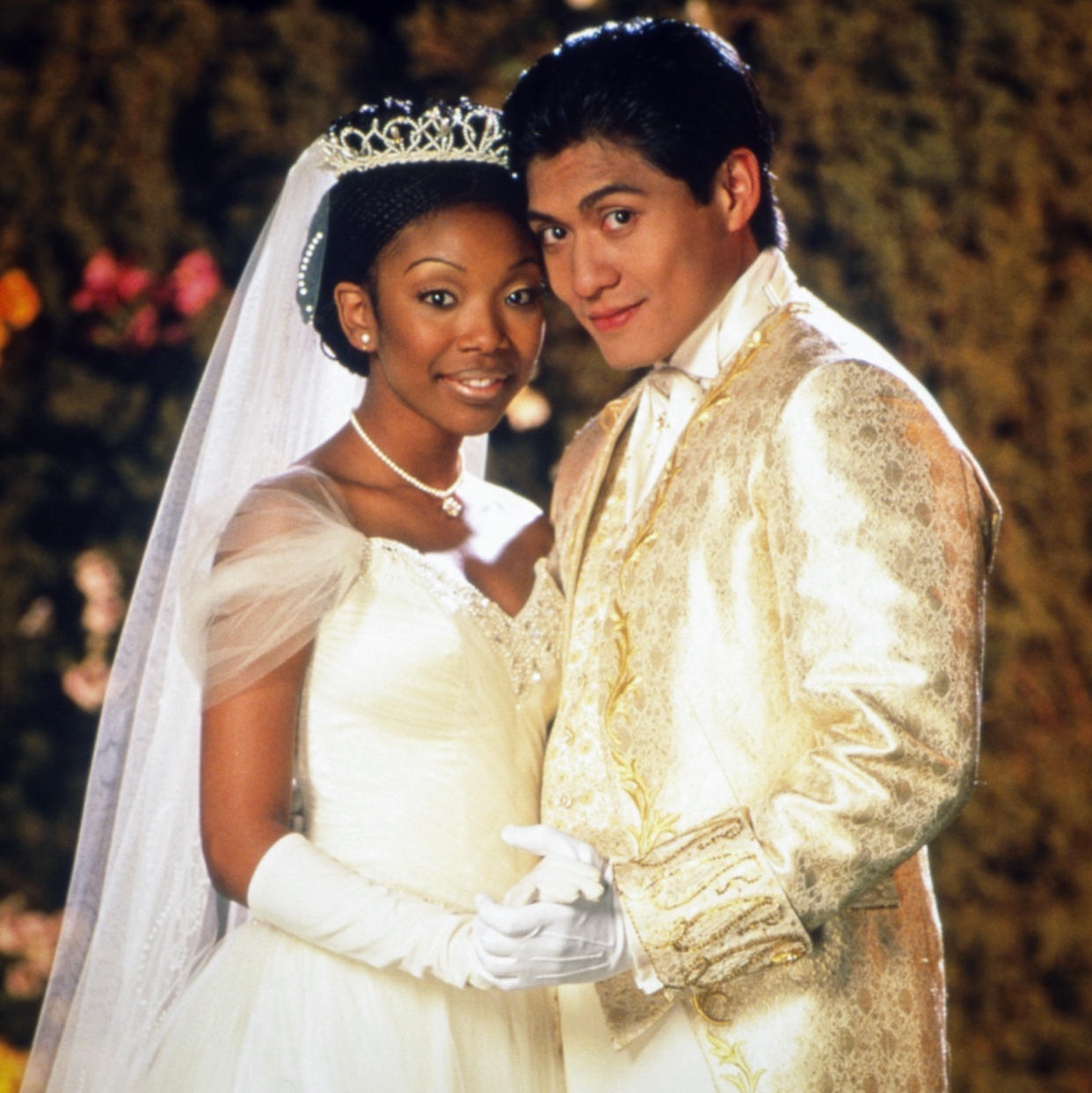 Brandy Norwood and Paolo Montalban in 