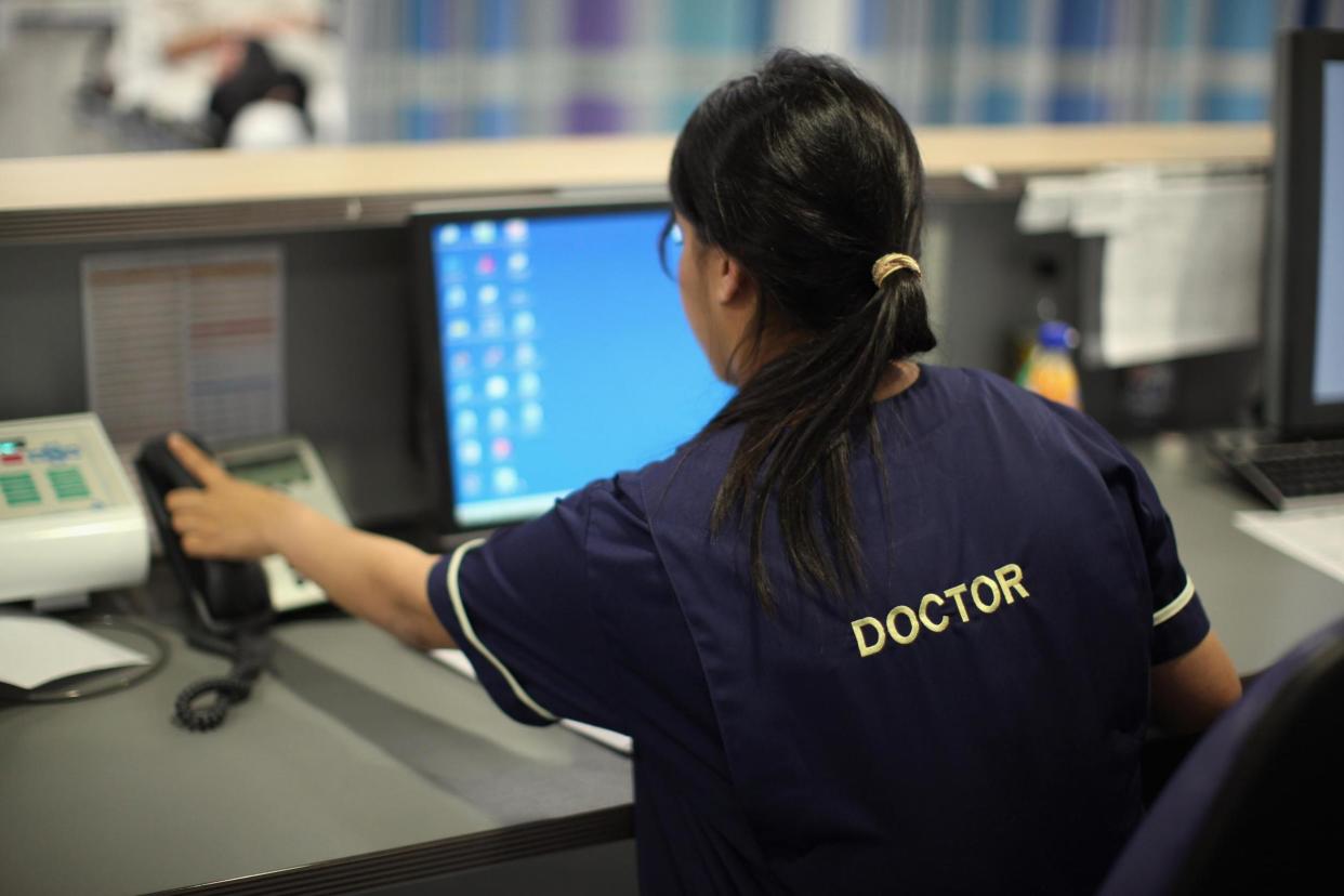 New research: A BMA survey found that 42 per cent of European doctors are thinking of leaving the UK: Getty Images