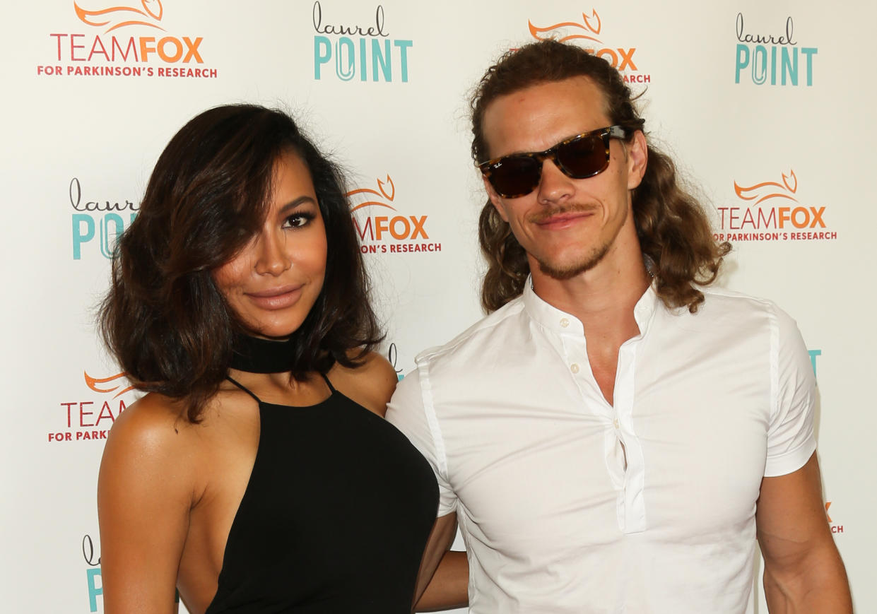 Naya Rivera (L) and Ryan Dorsey (R) attend the "Raising The Bar To End Parkinson's" at Laurel Point on July 27, 2016 in Studio City, California.  (Photo by Paul Archuleta/FilmMagic)