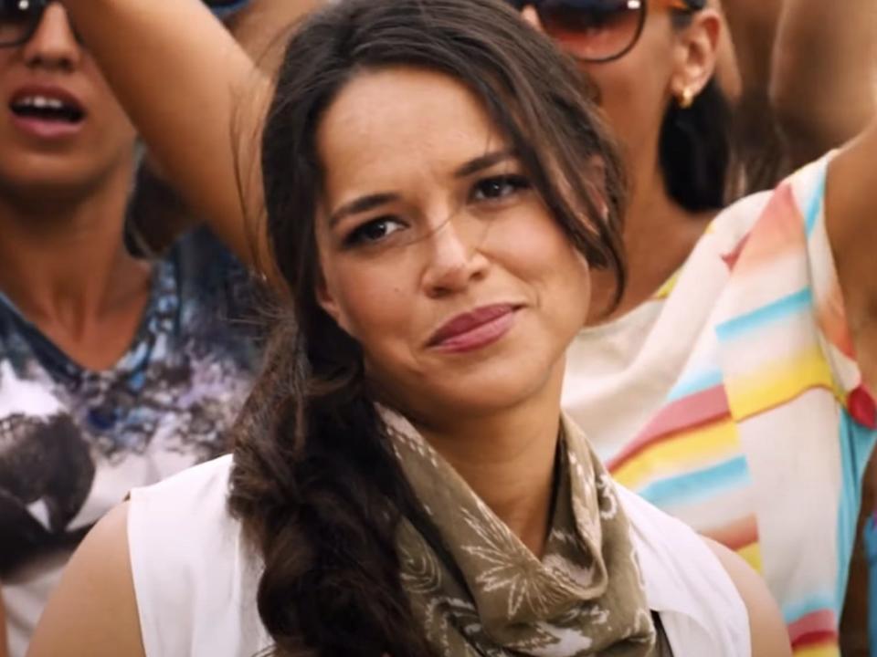 Michelle Rodriguez as Letty in "The Fate of the Furious."