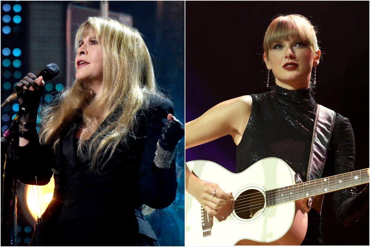 Stevie Nicks wrote a poem for Taylor Swift's album, The Tortured Poets Department (Getty)