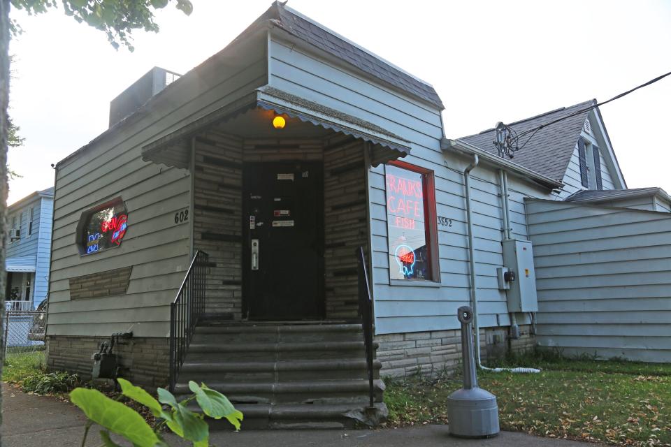 Frank's Cafe in Wyandotte was originally built as a farm house shortly after the Civil War. It has been operating as a licensed bar since at least 1935, though it was a blind pig during Prohibition. 