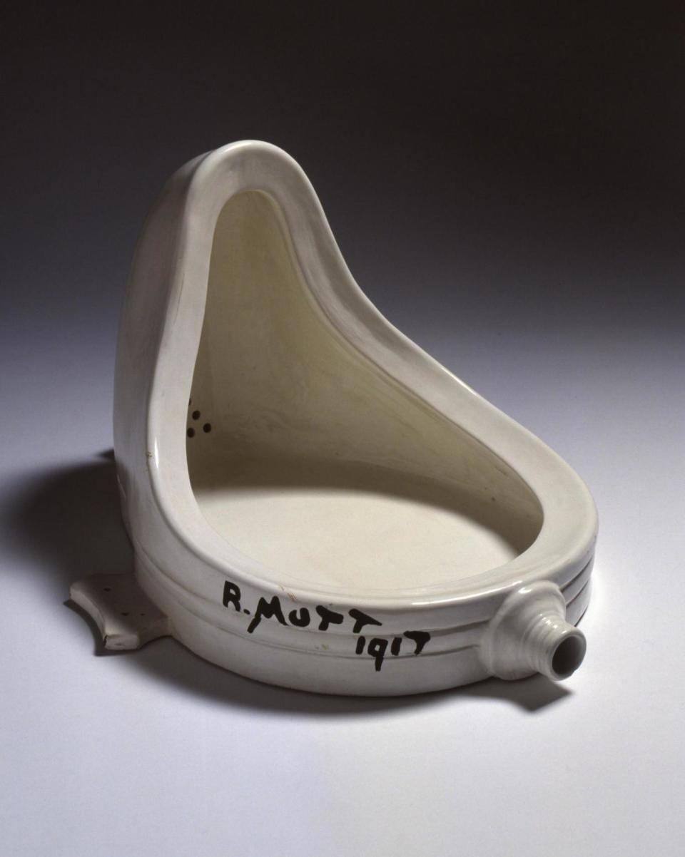 Marcel Duchamp, 'Fountain', 1917 (replica 1964) (© Schiavinotto Giuseppe / © Succession Marcel Duchamp/ADAGP, Paris and DACS, London 2017)