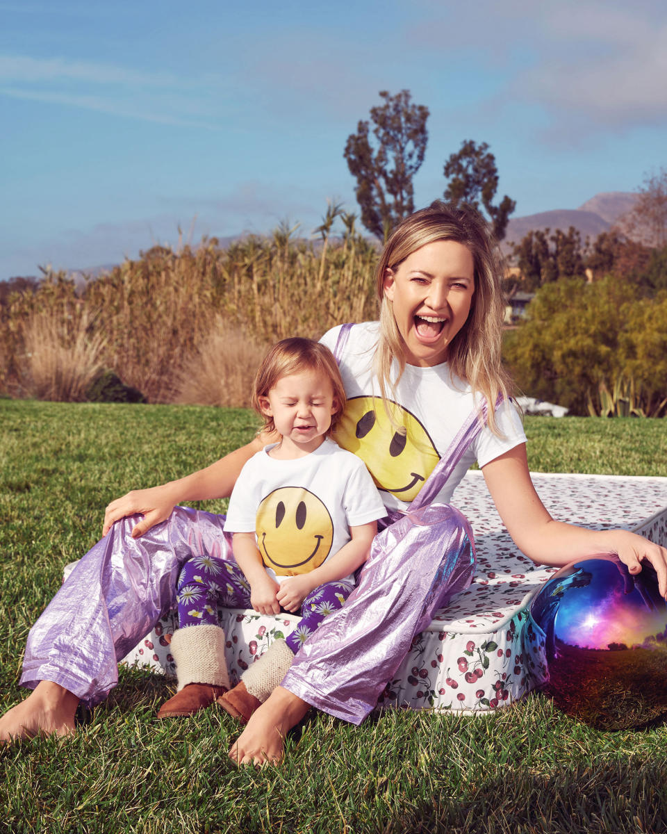 Kate Hudson, depicted with her two-year-old daughter Rani Rose, appears on the March cover of "InStyle." (Photo: InStyle)