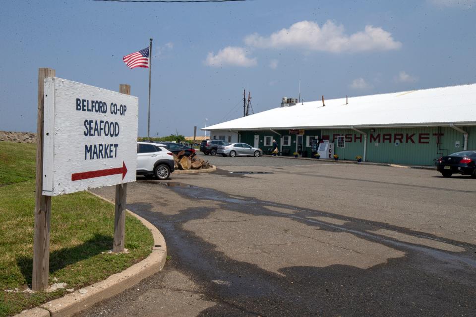 Exterior of Belford Seafood Co-Op in the Belford section of Middletown, NJ Wednesday, July 7, 2021. 