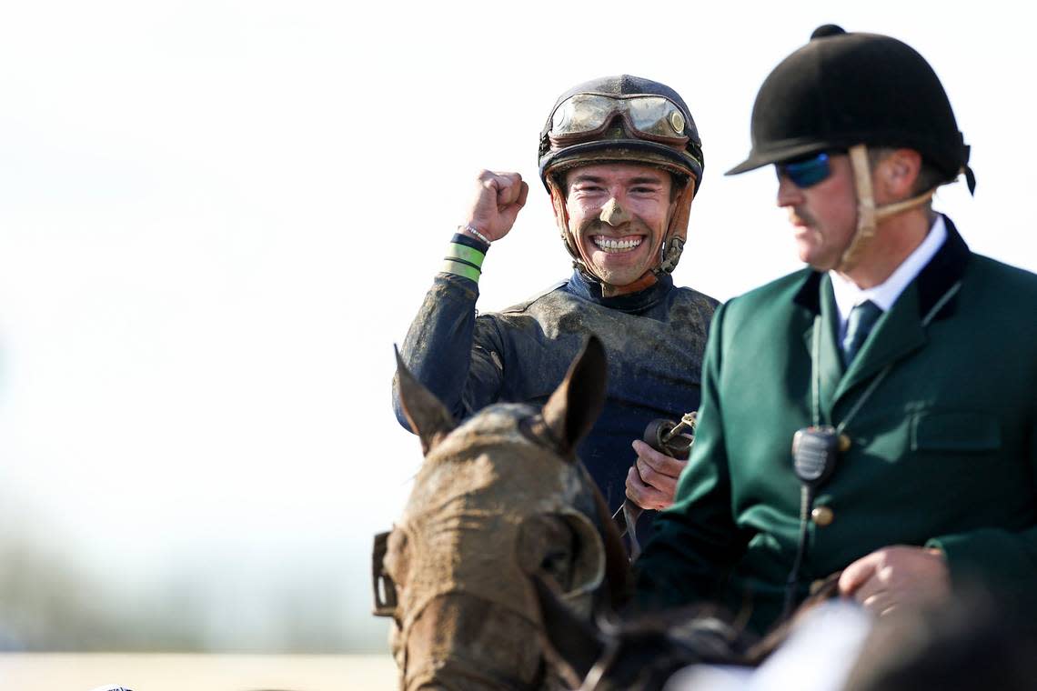 In the 150th Kentucky Derby, jockey Tyler Gaffalione hopes to duplicate the victory he scored in the 100th edition of Toyota Blue Grass Stakes at Keeneland aboard Sierra Leone.