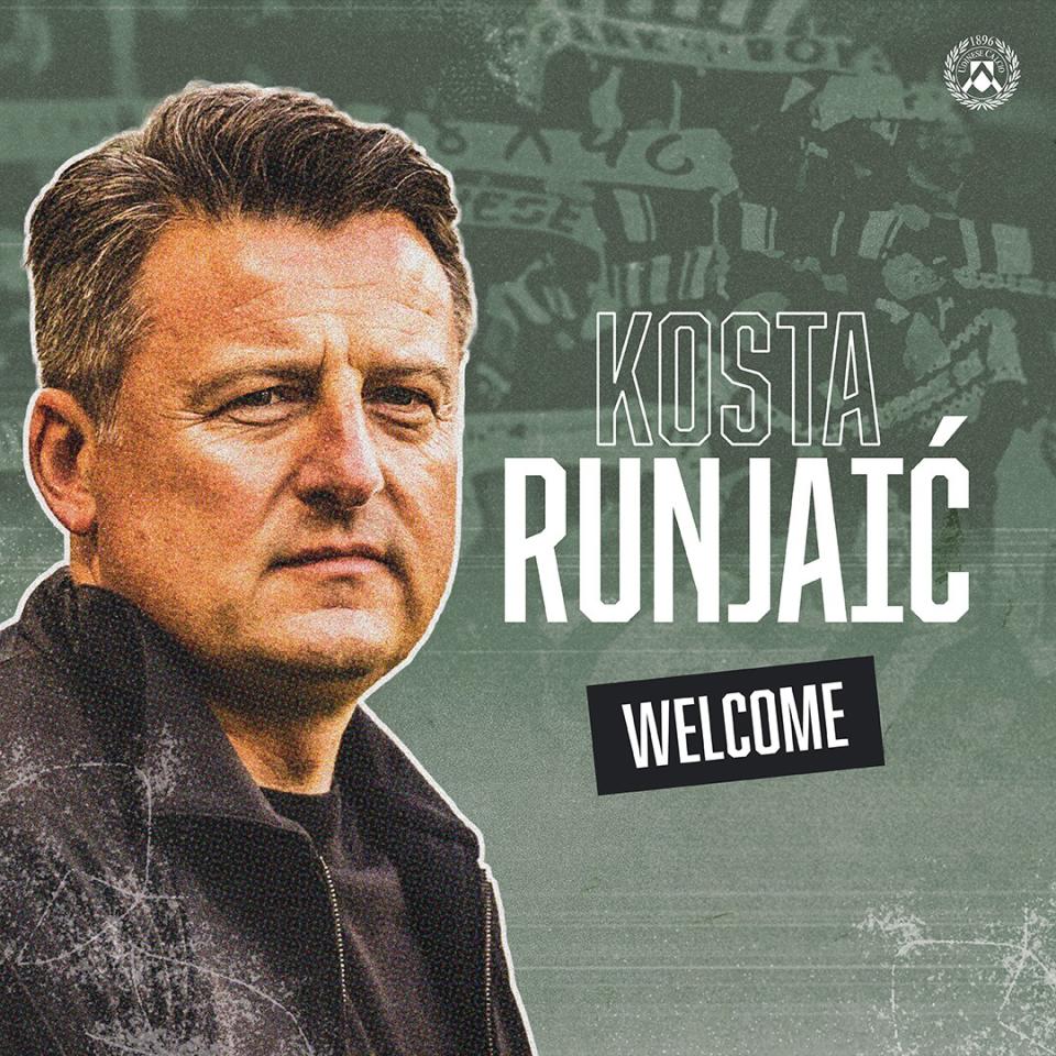 Kosta Runjaic is Udinese Calcio’s new head coach