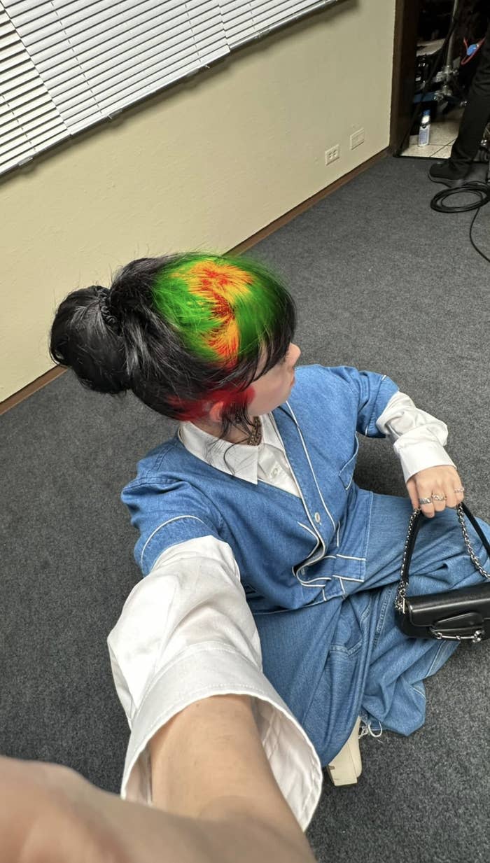 Close-up of BIllie's hair