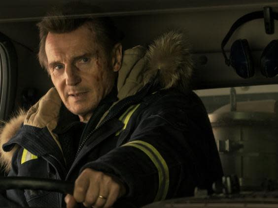 Neeson seeks revenge against the drug dealers that killed his son in ‘Cold Pursuit’ (Lionsgate)