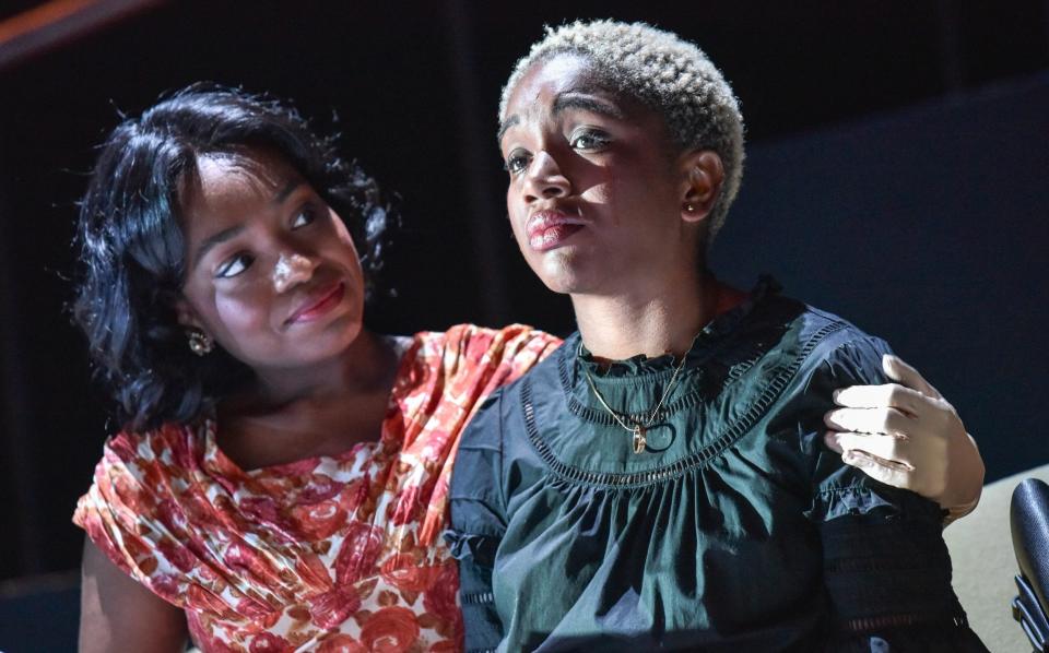 Yasmin Mwanza and Cherrelle Skeete in The Fellowship - Robert Day