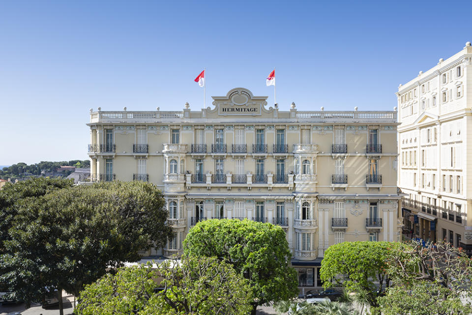 The exterior of Hôtel Hermitage Monte-Carlo 