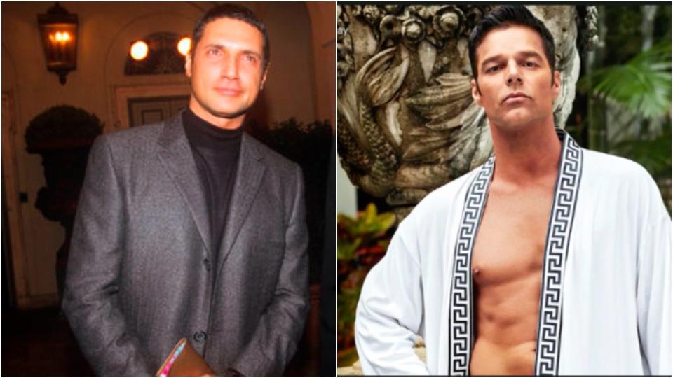 L: Antonio D'Amico in 1998. R: Ricky Martin as D'amico. (Getty Images / Entertainment Weekly)