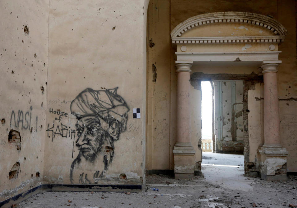 In the ruins of Kabul’s Darul Aman Palace