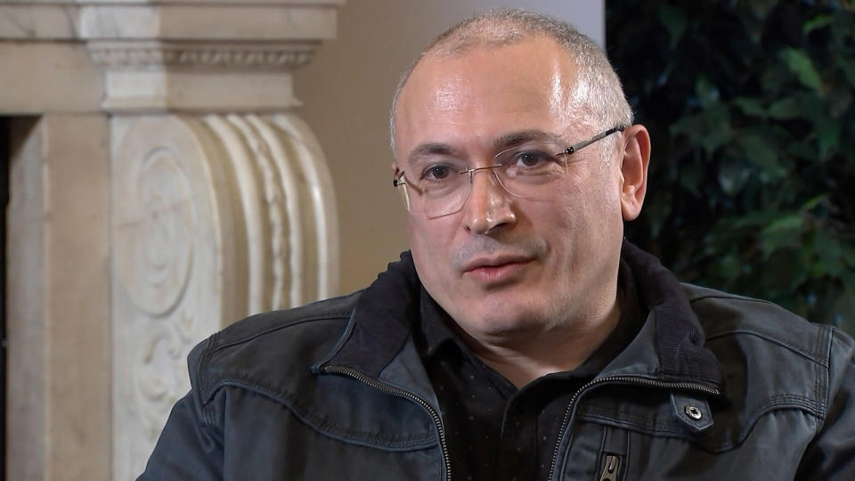 Image: Mikhail Khodorkovsky, a former oil magnate, once believed to be Russia's richest man. (NBC News)